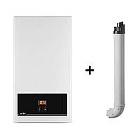 Котел газовий DigiFEL Premix 23 кВт, двоконтурний, конденсаційний, навісний, з двома теплообмінниками Airfel + димохід