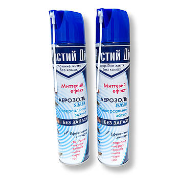 Аерозоль від літаючих та повзаючих комах Чистий Дім 550 мл