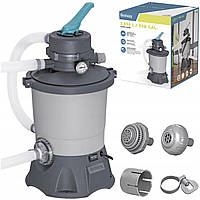 Пісочний фільтр насос  для басейнів до 16000 літрів , 3028л/год Bestway 58515 Польща