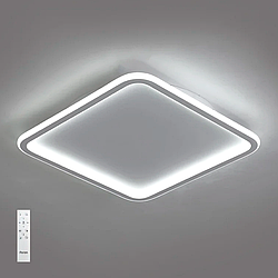 Feron AL6080 SQUARE 70W LED люстра світлодіодна накладна квадратна 3000K-4000K-6500K з пультом ДУ 400х400х37мм 4480Lm