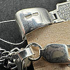 Двосторонній патріотичний кулон ЗСУ Козак-характерник з ланцюжком із чорнінням 925 проби, фото 9