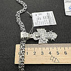 Двосторонній патріотичний кулон ЗСУ Козак-характерник з ланцюжком із чорнінням 925 проби, фото 5