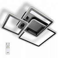 Світильник світлодіодний LIGHT SET MAVKA LED 6561 S 75W 2800-6000K+RGB 6000Лм з пультом ДУ чорний 650х510х105мм