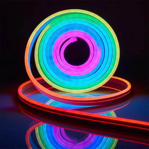 Гнучка неонова стрічка RGB 2 м з wi-fi синхронізацією музики