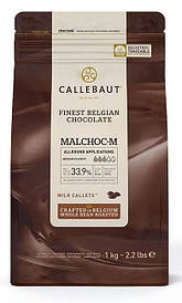 Молочний шоколад 33,9 % какао без цукру 1 кг, Callebaut