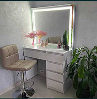 Туалетний столик з підсвічуванням + Лампочки у подарунок