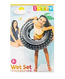 Надувний круг для плавання шина 91 см Intex 59252np для дітей від 6 до 10 років Надувне коло для дорослих, фото 5