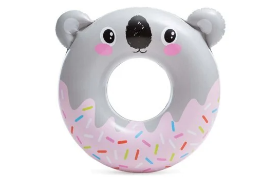 Дитячий надувний круг для плавання 81 см Коала Intex 59266 nt надувний виріб коло для купання на воді від 8 років, фото 1