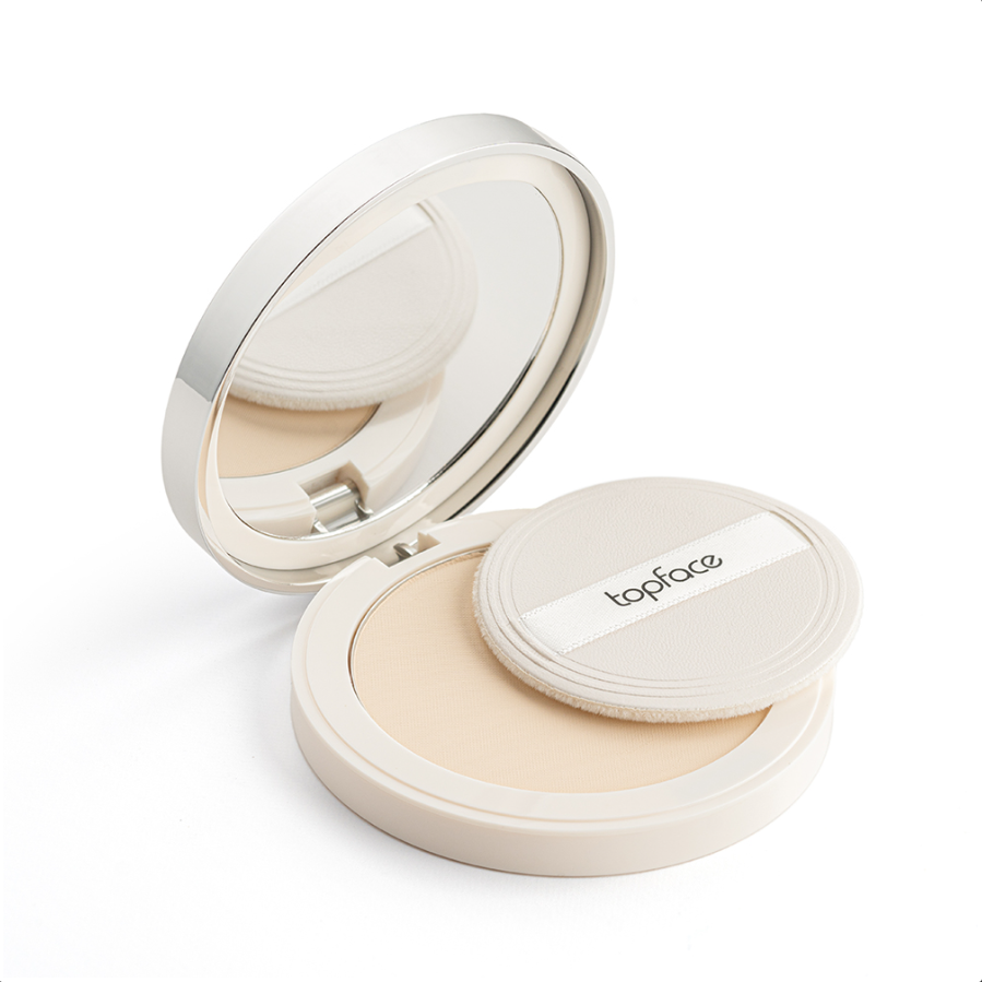 Пудра компактна TopFace Super Match Foundation тон №02 Light Cream 10 г, фото 1