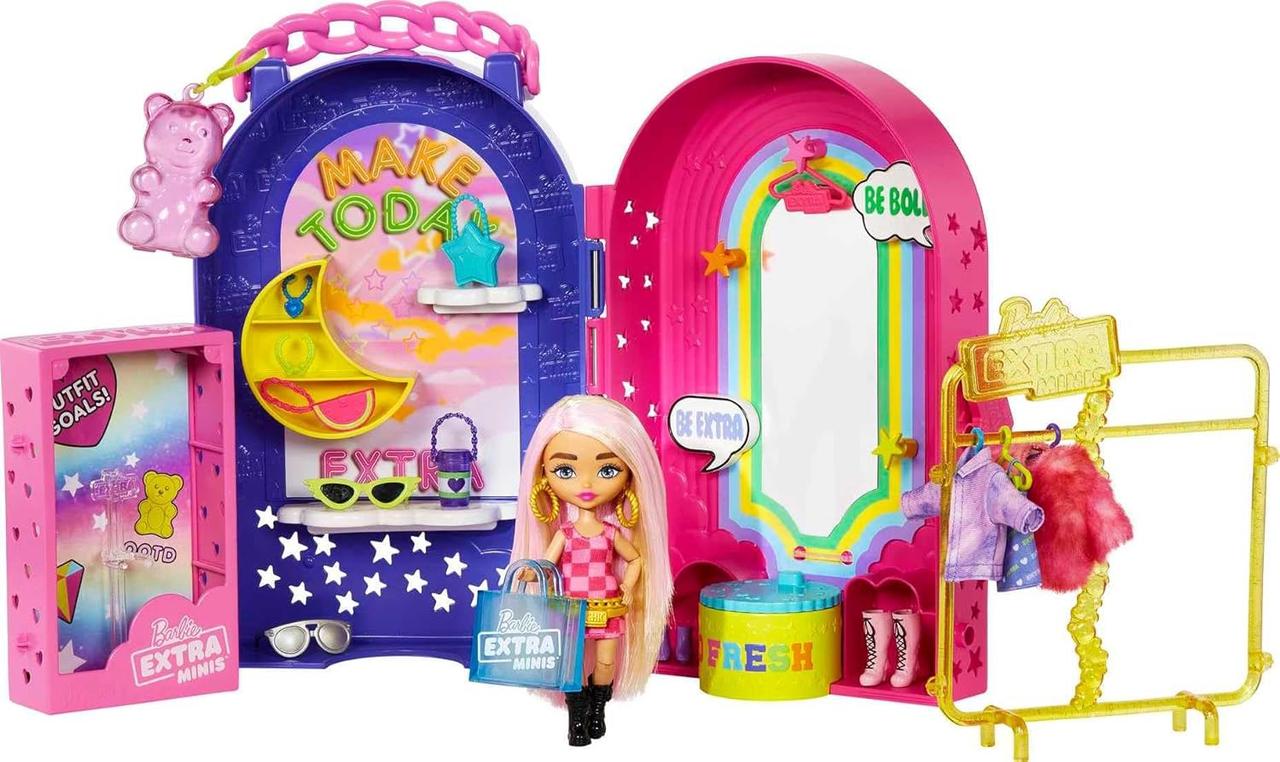 Набір Барбі Екстра Мініс Бутик і міні лялька Barbie Extra Minis Playset Boutique with Small Doll