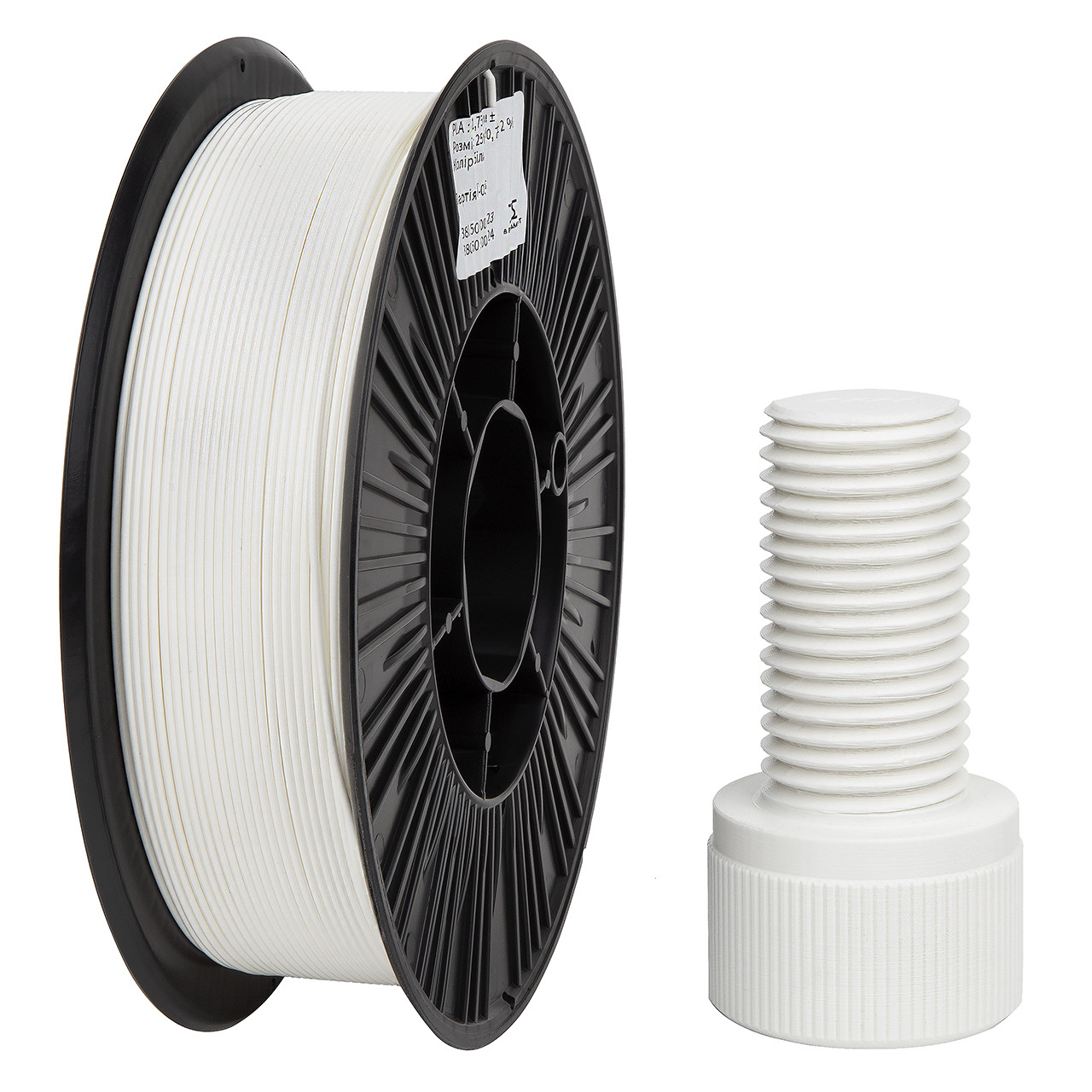 філамент для 3D-друку DSF PLA White, Classic Spool, 1.75мм, 0.75кг, 250м
