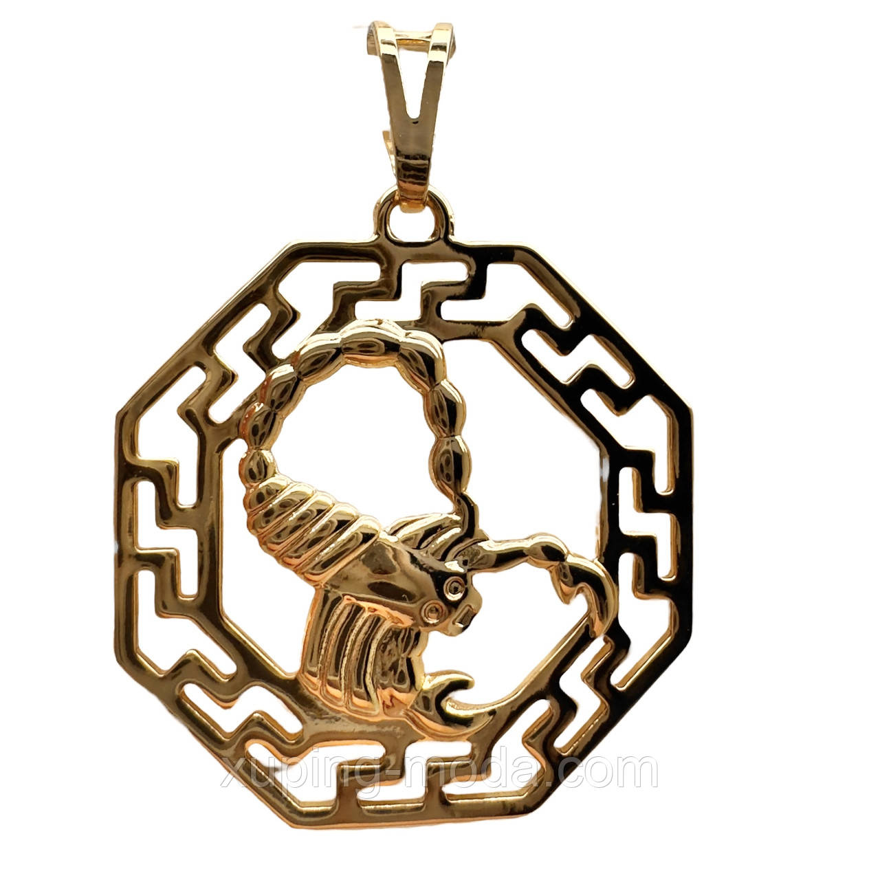 25 мм. Кулон знак зодіака xuping. 18 k, фото 1