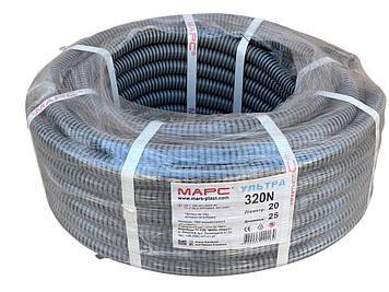 Гофрорукав Марс УльтраØ 20,сірий, бухта 25 м