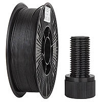 __ Пластик для 3Д-друку DSF PETG  Black, Classic Spool, 1.75мм, 0.78кг, 250м, H220-260°C, Чорний філамент
