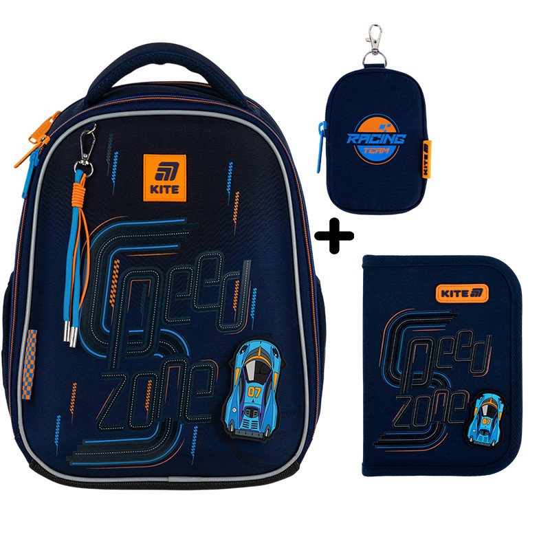 Рюкзак шкільний каркасний Kite Education Speed Zone K25-555S-3