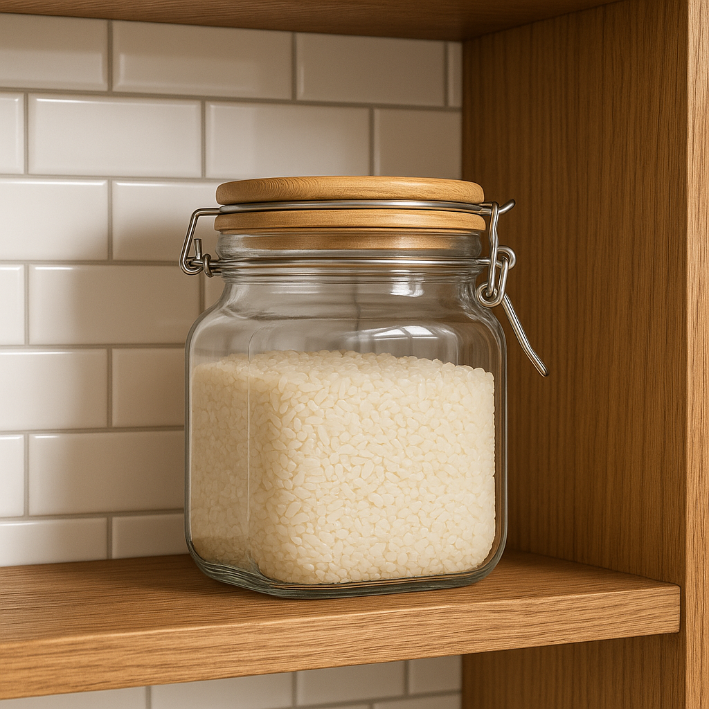 Банка скляна квадратна квадратна 1.5 л з бугельним замком