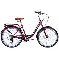 Велосипед Dorozhnik Ruby AM Vbr 26" 17" ST 2024 Темно-червоний (OPS-D-26-258)