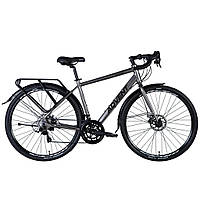 Велосипед Dorozhnik Advent DD 28" 19.5" AL 2024 Сірий металік (OPS-D-28-417)