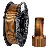 . CoPET Бронзовий Філамент DSF PETG  Bronze, 1.75мм, 250м, 0.78кг, Classic Spool — ПЕТГ Пластик для 3Д-друку, фото 2