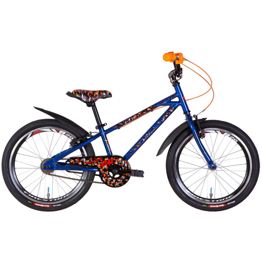 Велосипед Formula Active Vbr 20" 10" St 2024 Синій (OPS-FRK-20-205), фото 1