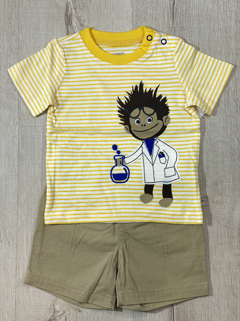 Костюм для хлопчика Carters 229G668 9 міс 67-72 см Жовтий