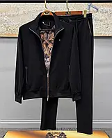 Чоловічий спортивний костюм демісезонний BILLIONAIRE LUX БІЛІОНЕР чорний новий брендовий стильний