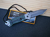 Ніж кишеньковий складаний Browning АК 713 US Tanto оливковий 22 см, фото 8
