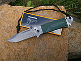 Ніж кишеньковий складаний Browning АК 713 US Tanto оливковий 22 см, фото 9