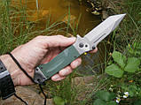 Ніж кишеньковий складаний Browning АК 713 US Tanto оливковий 22 см, фото 5