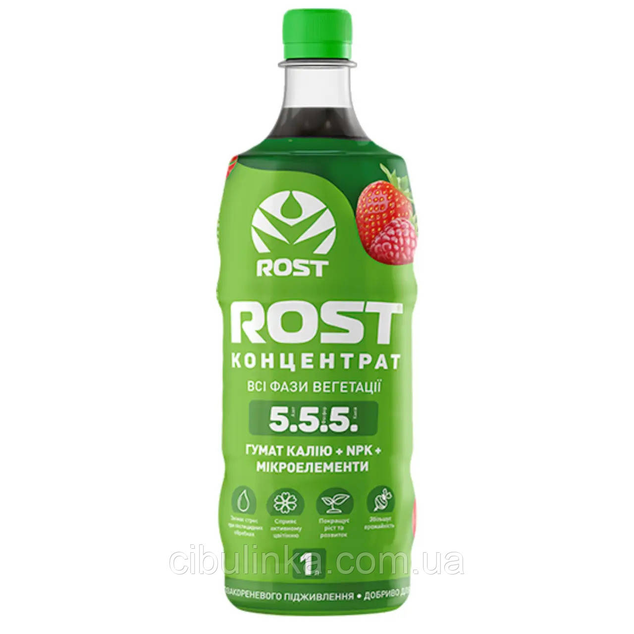 Добриво Рост (Rost) Концентрат (NPK 5+5+5) 1 л