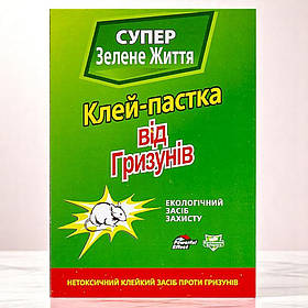 Липучка для мишей, 25х17см (Мишоловка липучка для щурів)
