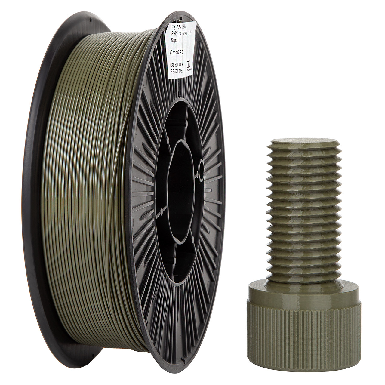 філамент для 3D-друку DSF PETG Khaki, Classic Spool, 1.75мм, 0.78кг, 250м