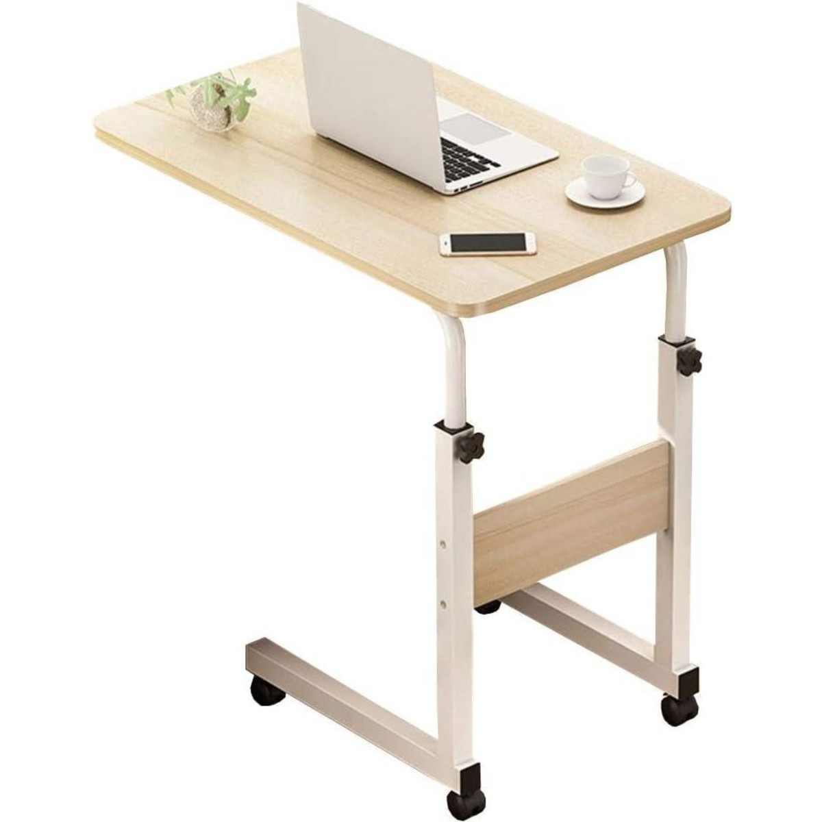 Стіл для ноутбука на коліщатках з регулюванням висоти Laptop Table 40 х 60 х 83 см (M50263-BG)