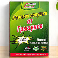 Липучка для мишей, 33х21см  (Клейова пастка для мишей і щурів)