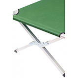 Ліжко розкладне туристичне Bonro B-2010 зелене, фото 4