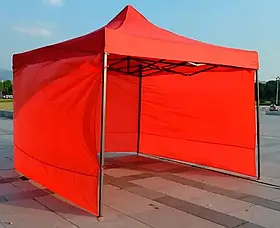 Намет павільйон розсувний з стінками 3 х 3 м Bonro B-9004 червоний  + сумка