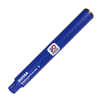 Професійне свердло алмазне Distar DDS-W 62x450x1 1/4 UNC Reinforced concrete (17903094077)