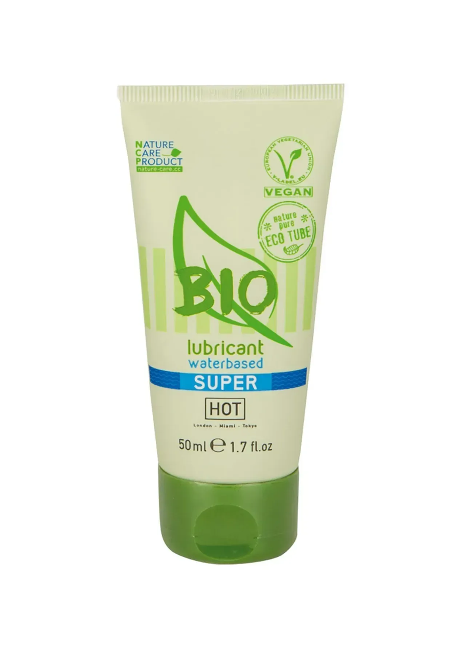 Органічний лубрикант на водній основі Hot Bio Lube Super, 50 мл, фото 1