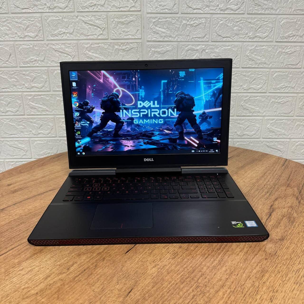 Б/в Ігровий ноутбук Б-клас Dell Inspiron 15 Gaming 7567 15.6" 1920x1080| i5-7300HQ| 16GB RAM| 128GB SSD+1000GB HDD| GTX 1050 4GB