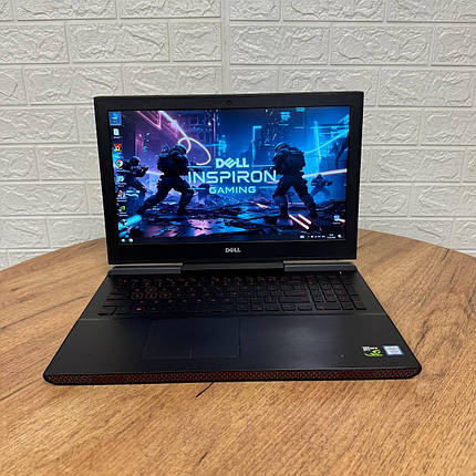 Б/в Ігровий ноутбук Б-клас Dell Inspiron 15 Gaming 7567 15.6" 1920x1080| i5-7300HQ| 16GB RAM| 128GB SSD+1000GB HDD| GTX 1050 4GB, фото 1