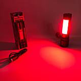 Ліхтар 611-TG+COB(white+red), Ліхтарики для екстрених ситуацій та аварій, Пошуковий ліхтар ручний, фото 2