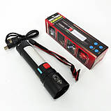 Ліхтар 611-TG+COB(white+red), Ліхтарики для екстрених ситуацій та аварій, Пошуковий ліхтар ручний, фото 7