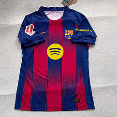 S-3Xl Футболка чоловіча футбольна Барселона чиста Nike Barcelona player version 2025-2026