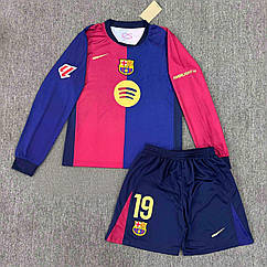 Форма з довгим рукавом Дитяча чоловіча Ямаль 19 Барселона Yamal Nike Barcelona FC Home 2024-2025