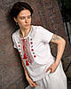 Жіноча футболка Вишиванка white/red ПП7433, фото 6