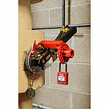 Малий блокіратор дискових засувок «Метелик» із затискачем Brady 121504, фото 2