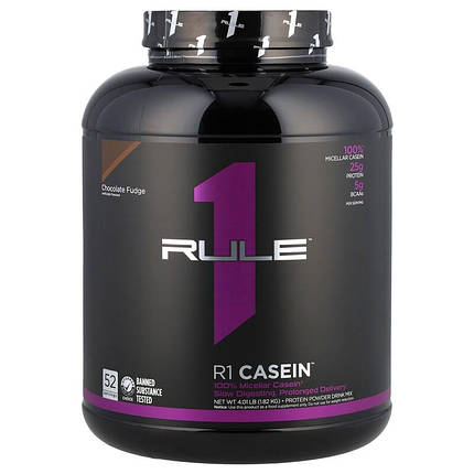 Протеїн казеїновий Rule 1 R1 Casein 1818 г (52 порц.) (різні смаки), фото 1