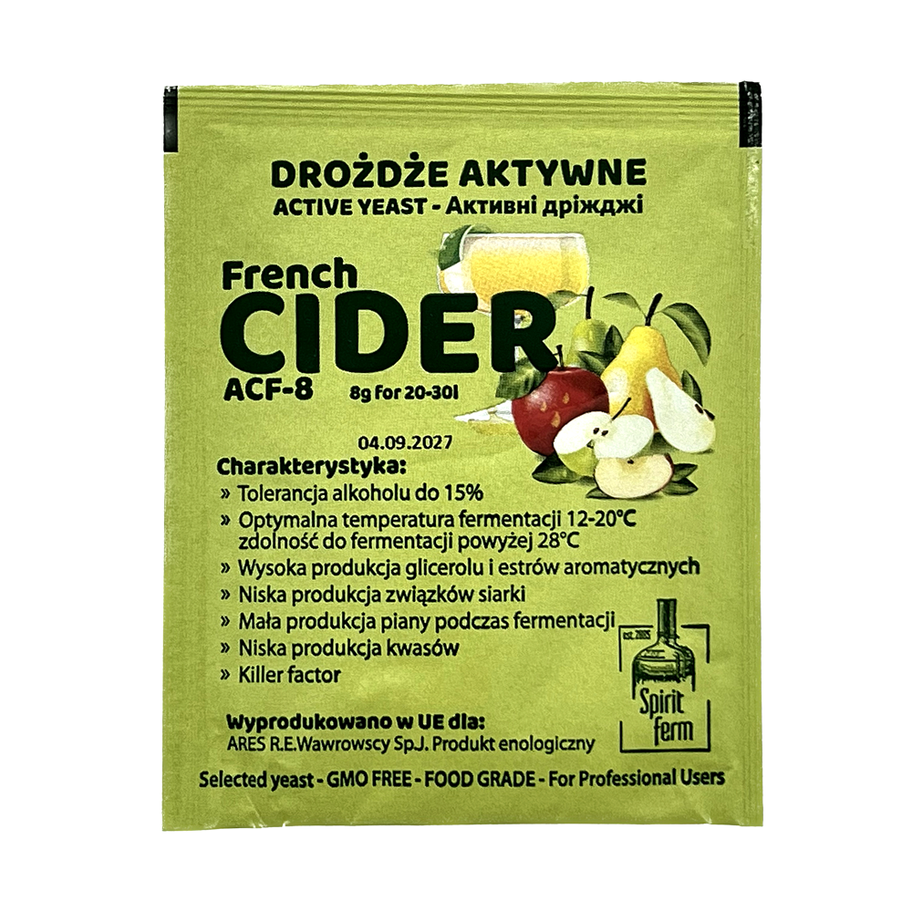 Дріжджі для сидру Spirit Ferm Cider 8 грам
