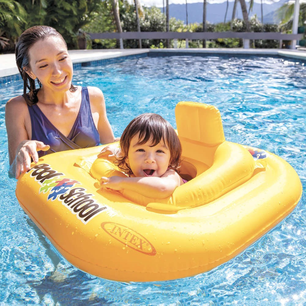 Надувне коло з трусиками для малюків Intex 56587 Pool School, 79 × 79 см