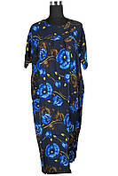 Сукня довга літня великий розмір L - XXXL або 50-56 (C6118)